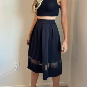 Black skirt